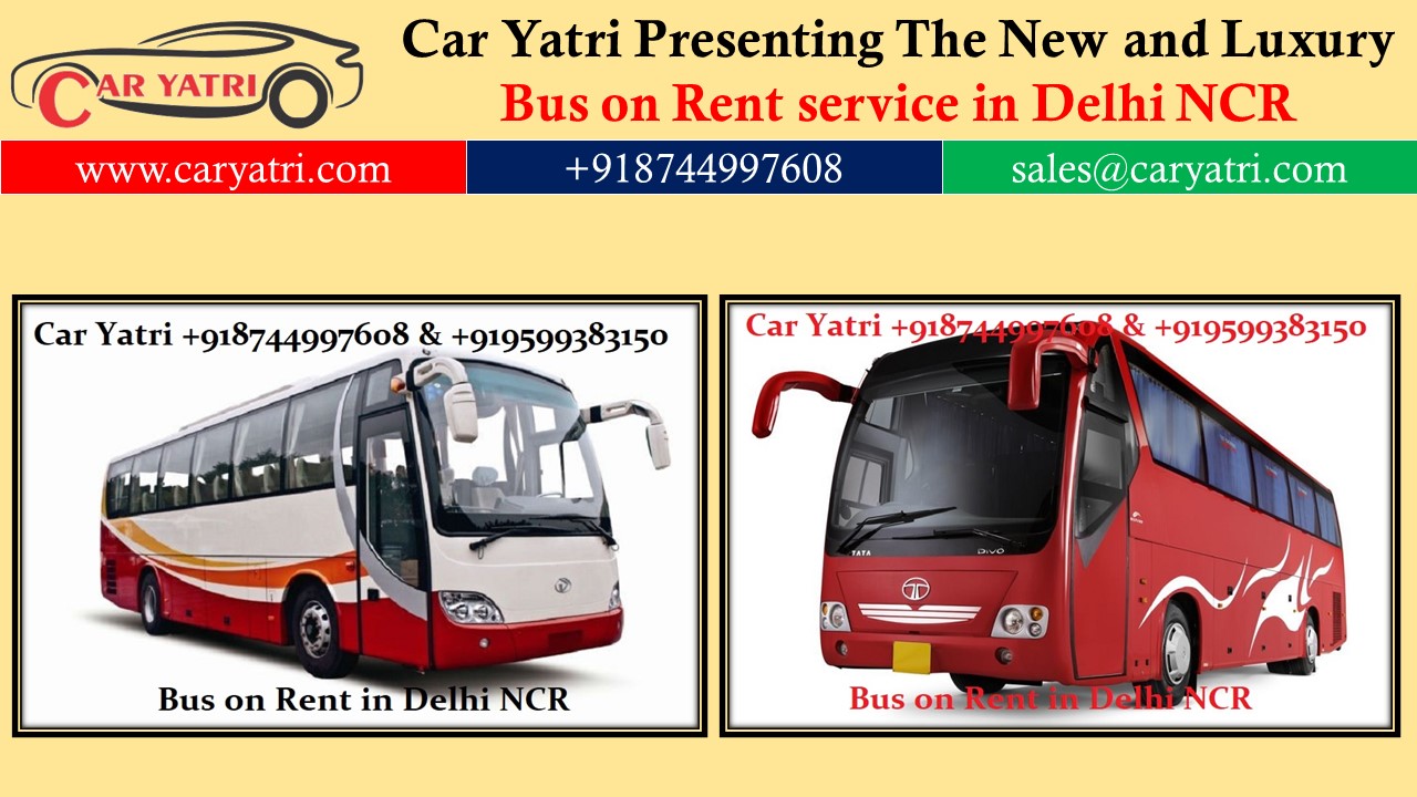 27 seater Bus hire service in Delhi NCR for a group journey